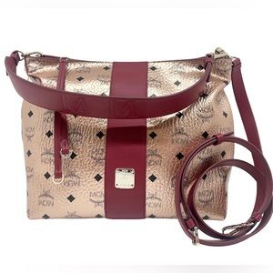 MCM New Medium Hobo 2 Straps Crossbody Bag